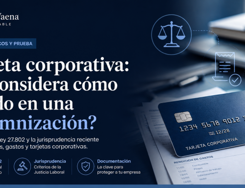 Tarjeta corporativa: ¿se considera como sueldo en una indemnización?