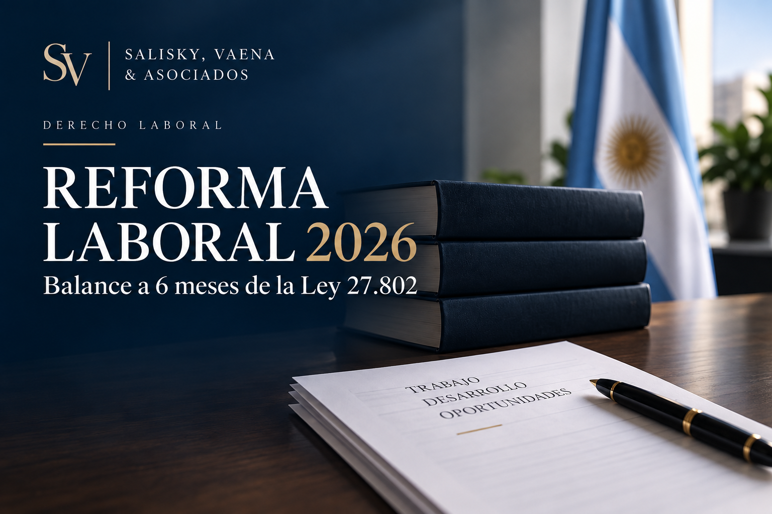 Reforma laboral 2026: balance a seis meses de la Ley 27.802 Reforma laboral 2026: balance de la Ley 27.802 a seis meses